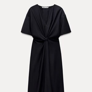 Zara Black Midi Dress